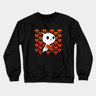 Ghost with heart Crewneck Sweatshirt